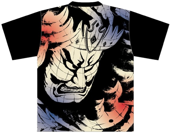 ねぶたTシャツ　海王【黒】