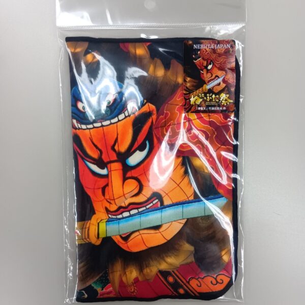 ねぶたミニタオルハンカチ 韋駄天