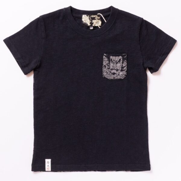 ねぶたTシャツ　Nobunaga（ノブナガ）子供サイズ【黒】