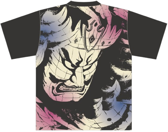 ねぶたTシャツ　海王【墨黒】